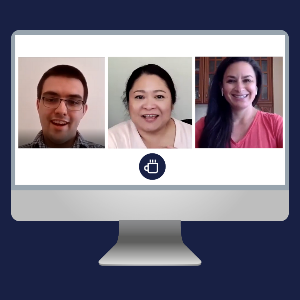 Zoom video call screen, build an online community with Facebook Groups